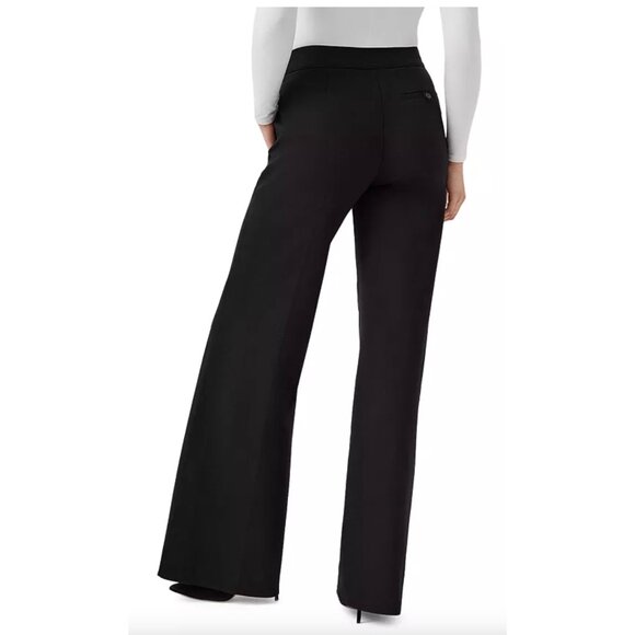 SPANX Supersmootm Perfect Fit Stretch-ponte Wide-leg pants, Size Large - Picture 3 of 16